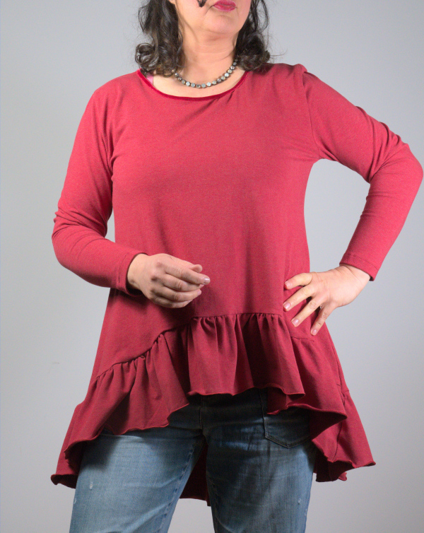 SiSie Shirt mit Volant #11366