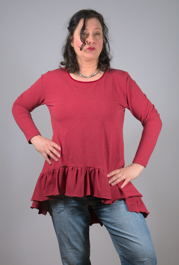SiSie Shirt mit Volant #11366 – Bild 3