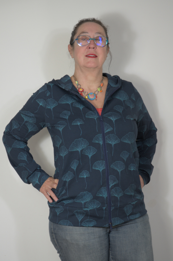 SiSie Shirtjacke mit Kaputze #11516