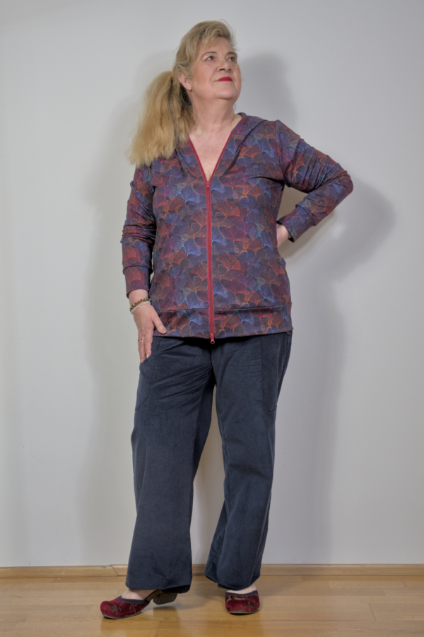 SiSie Shirtjacke mit Kaputze #11514